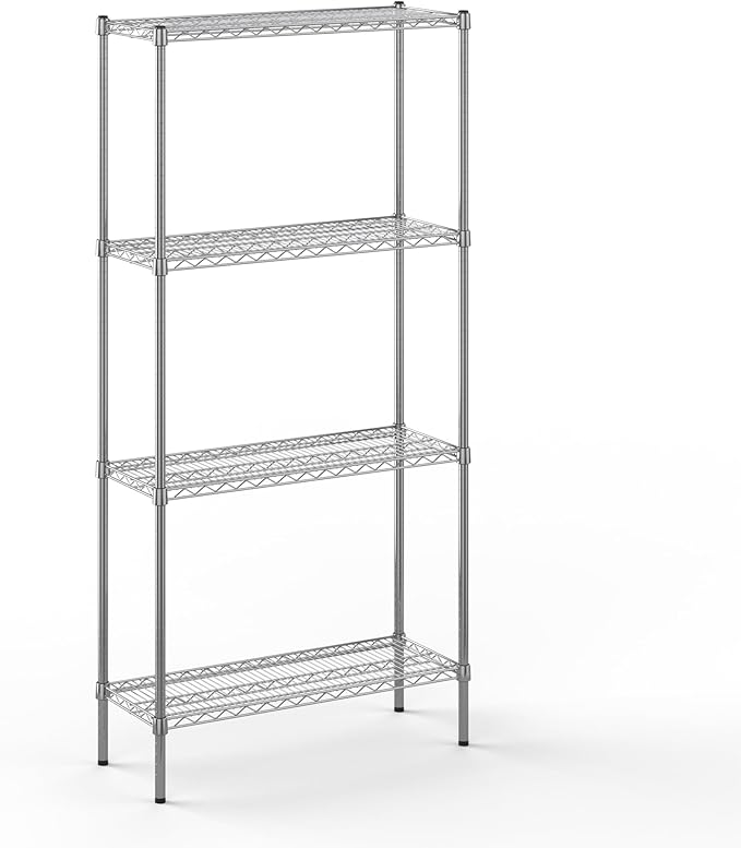 14" Deep x 36" Wide x 74" Height Wire Shelving Kit | 4-Tier | NSF Commercial by Regal+Altair