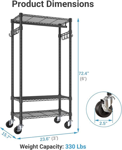 VIPEK R3 Medium Rolling Clothes Racks - Image 5