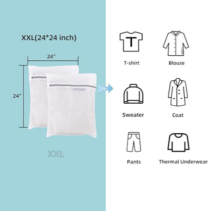 GOGOODA Mesh Laundry Bags for Delicates Durable Protective Wash Bags | Travel - Image 3