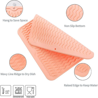 Silicone Dish Drying Mat for Multiple Usage, Easy clean, Eco-friendly, - Image 3