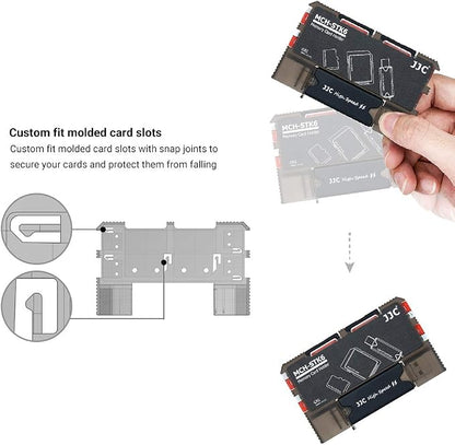 Micro SD Card Holder and SD Card Case, Memory Card Storage Organizer - Image 3