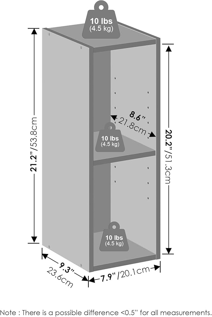 Furinno Reed 2-Tier Closet Organizers and Storage, Closet Organizer, Open Shelf - Image 2