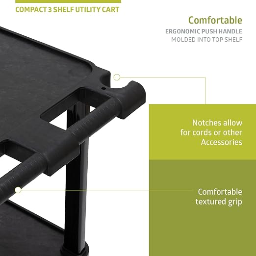 Pearington 3-Tier Compact Multi-Purpose Utility Cart - Image 5