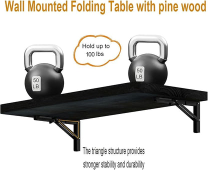 IAE Wall Mounted Folding Table - Image 6