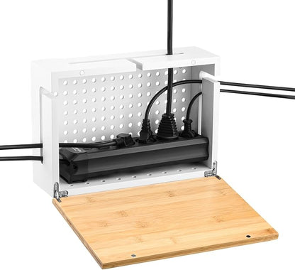 Bamboo Cable Management Box - Image 5