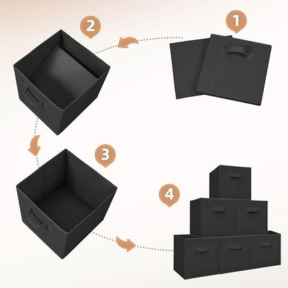 STORAGE MANIAC Storage Cubes, 11 Inch Collapsible Storage Bins - Image 6
