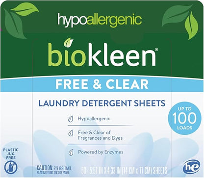 Biokleen Laundry Detergent Sheets by Biokleen
