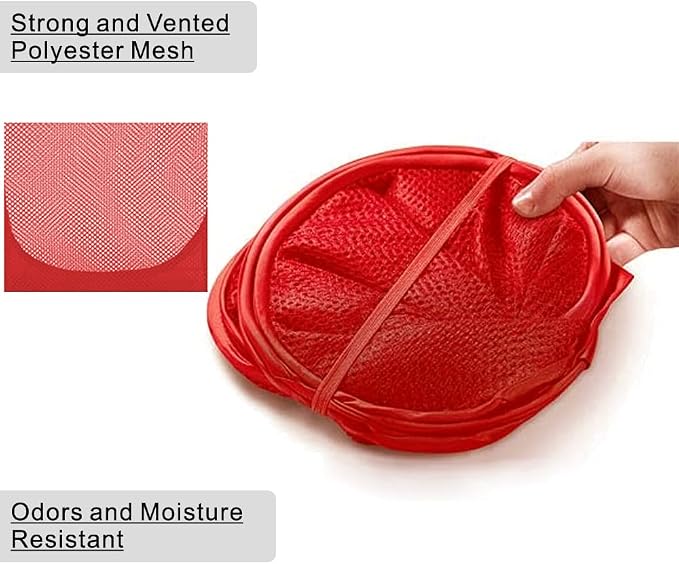 BATTOO Deluxe Strong Mesh Pop up Laundry Hamper Basket - Image 4