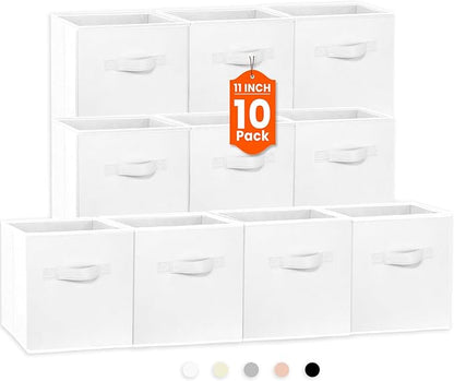 Criusia Storage Cubes, 11 Inch Cube Storage Bins by Criusia