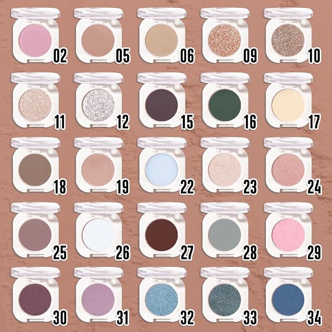 Light Brown Single Matte Eyeshadow Makeup, Neutral Powde Eye Shadow - Image 3