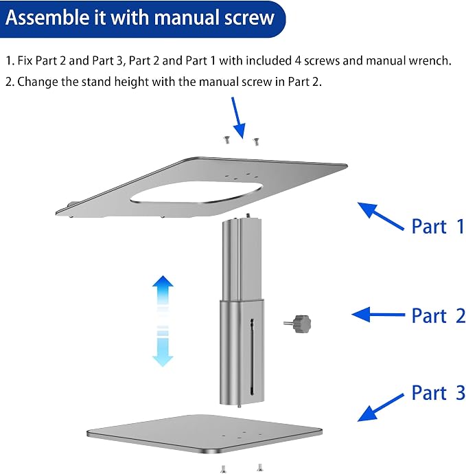 BESIGN LSX6N Laptop Stand, Ergonomic Adjustable Notebook Stand, Riser Holder - Image 5