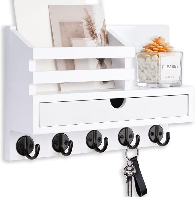 Key Holder Wall Mount, Mail Holder by Lucundm