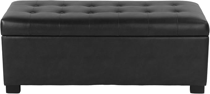HomePop 46" Tufted Storage Bench - Image 5