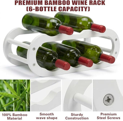 PEKER Wine Rack – Small Countertop Wine Rack & Wine Bottle Holder - Image 3
