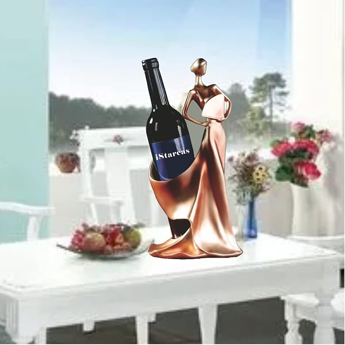 Wine Rack - Lady Wine Bottle Holder, Countertop Decorative Woman Wines Holder - Image 3