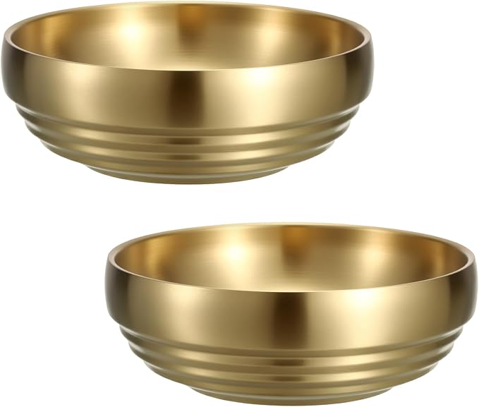 7.4" Gold Decorative Bowl - Image 9