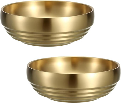 7.4" Gold Decorative Bowl - Image 9
