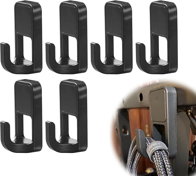 Magnetic Grill Hooks for Traeger BAC536, 6 Pack Smoke Magnet Tool Hooks by GLOWYE