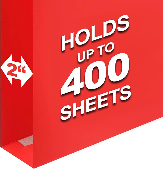 HERKKA Extra Capacity Legal Size Hanging File Folders, 30 Pack Reinforced Legal - Image 4