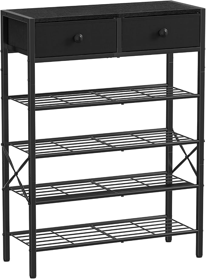 Shoe Rack for Entryway, 5 Tier Shoe Organizer by UNITSTAGE