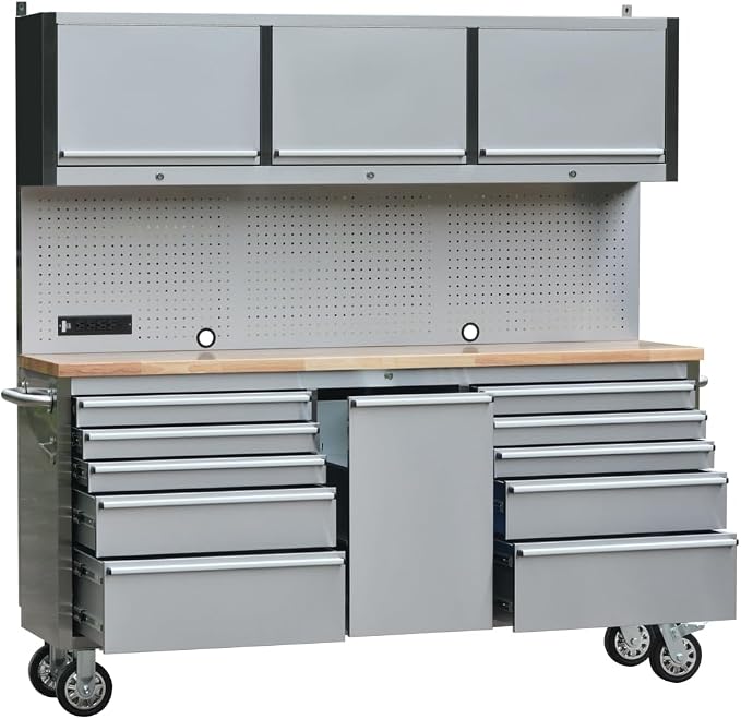 72" Stainless Steel Rolling Tool Chest by UYRIE