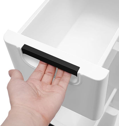 5 Drawers Stackable Storage Drawers Plastic Storage Drawers Collapsible Storage - Image 8
