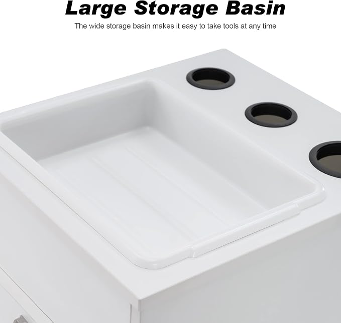 BarberPub Salon Storage Cabinet Beauty Locker Hair Dryer Holder Stylist Spa - Image 4