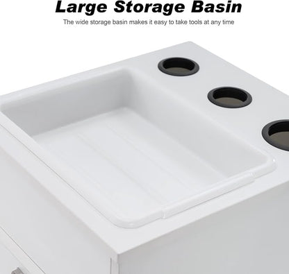 BarberPub Salon Storage Cabinet Beauty Locker Hair Dryer Holder Stylist Spa - Image 4