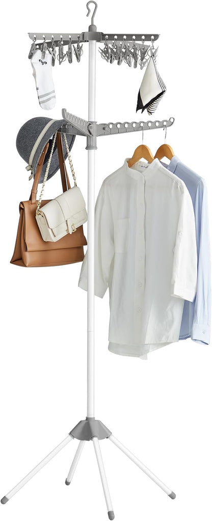 SONGMICS 2-Tier Clothes Drying Rack, 72-Inch Folding Laundry Drying Rack by Unknown