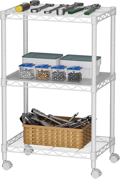 SINGAYE 3 Small Wire Shelves Kitchen Pantry Close Home Organizers and Storage - Image 9