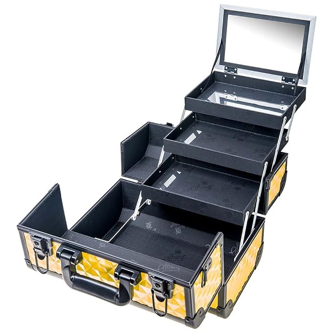 SHANY Premier Fantasy Professional Makeup Train Case Cosmetic Box Portable - Image 5