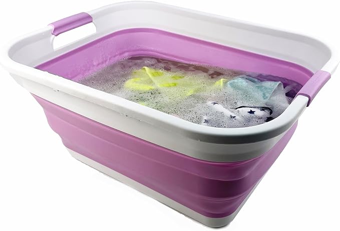 SAMMART 41L Collapsible Plastic Laundry Basket - Image 4