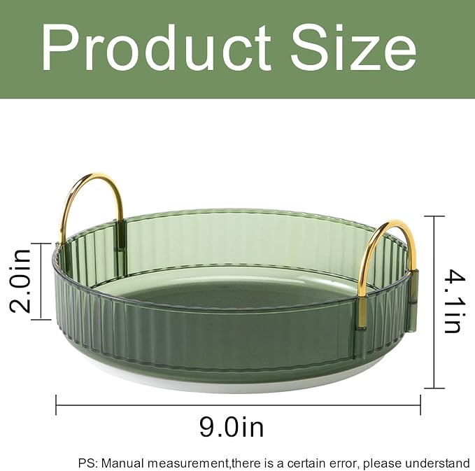 360° Rotating Makeup Organizer, Bathroom Make Up Spinning Holder Rack, Large - Image 3