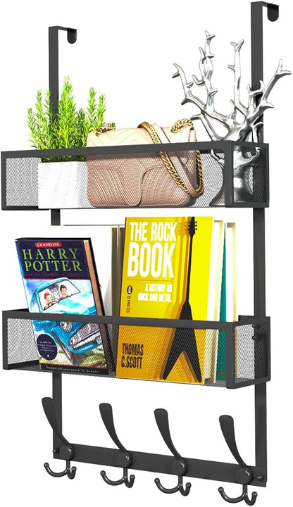 Kaiferty Over The Door Hooks Organizer, Coat Rack by Kaiferty