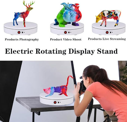 JAYEGT Motorized Rotating Display Stand，180Lbs Load，360 Degree Electric - Image 2