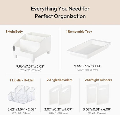 carrotez Make up Vanity Organizer Countertop Skincare Cosmetic, Accessories - Image 4