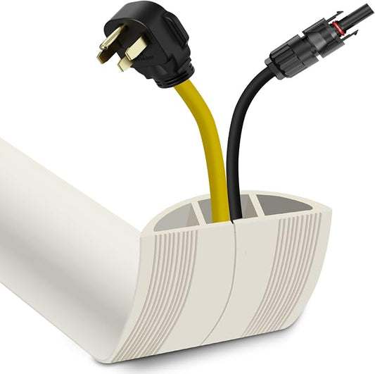 Floor Cord Cover 3.3FT Cord Covers by JAHOMFAI