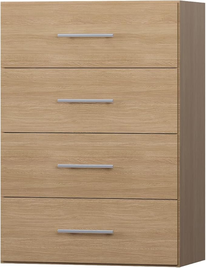 ROOMTEC 19.5" 4 Drawer Short Tower Closet Unit, Modular Closet System by ROOMTEC