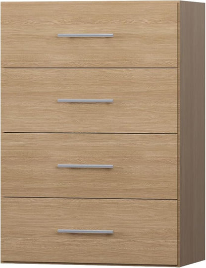 ROOMTEC 19.5" 4 Drawer Short Tower Closet Unit, Modular Closet System by ROOMTEC