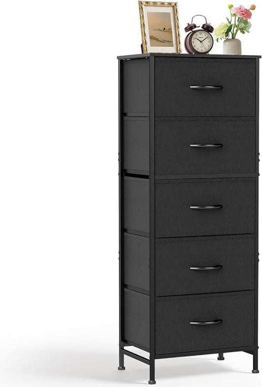 5 Drawers Dresser for Bedroom Fabric Storage Tower by SageNest
