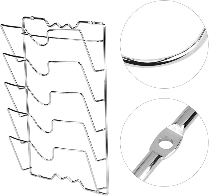 Keenso Heavy Duty Pan Lid Holder Creates Space Efficiently - Image 7