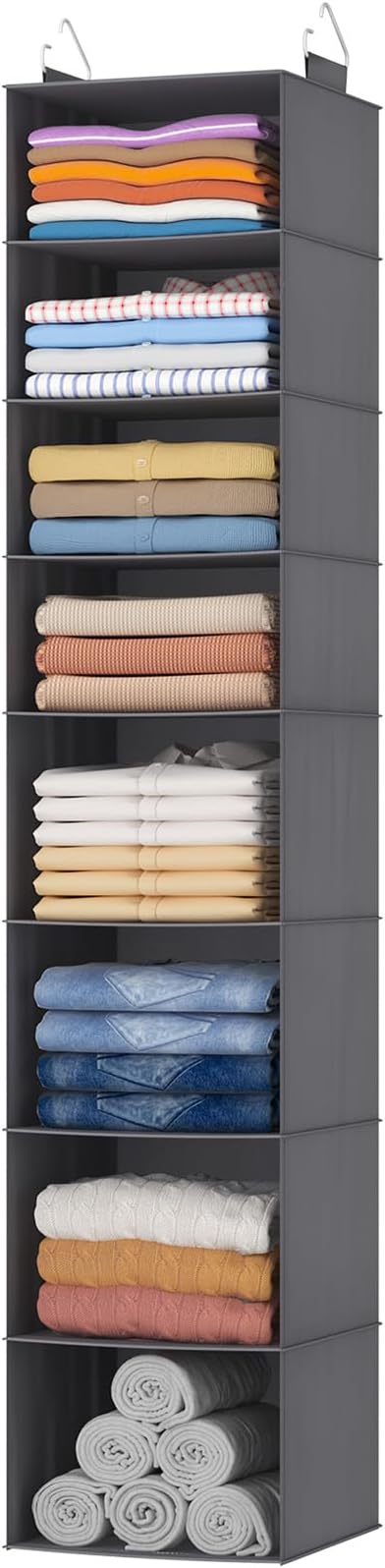 Lifewit 8 Tier Hanging Closet Organizer and Storage by Lifewit