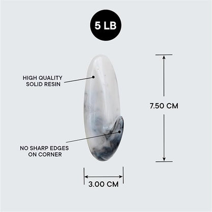 Indian Shelf Decorative Resin Adhesive Wall Hooks - Image 5