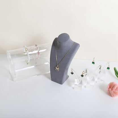 GemeShou Grey necklace storage organizer - Image 9
