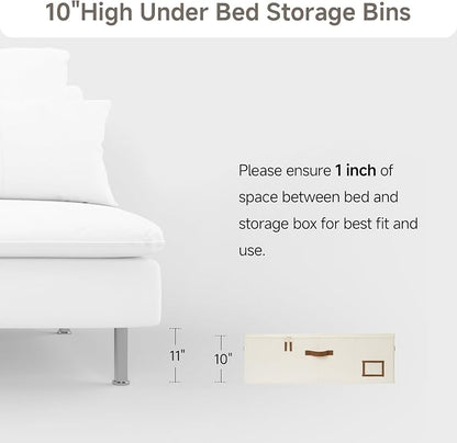 StorageWorks Under Bed Storage Bins, 77L Clothes Organizer - Image 8