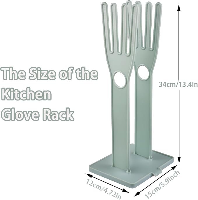 Kitchen Gloves Holder Plastic Mitten Drying Stand Reusable Dishwashing Glove - Image 2