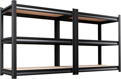 3T Storage Shelves, Garage Shelving, Adjustable Heavy Duty Shelving Unit by KORVENA