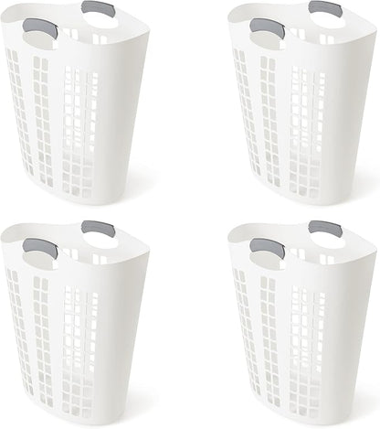 Gracious Living Easy Carry Flex Hamper, Large 87.5 Liter Lightweight Plastic by GraciousLiving