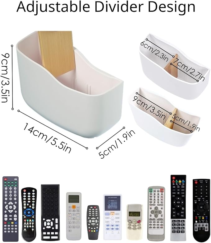 LINFIDITE 2 Pack TV Remote Holder Wall Mount Remote Control Holder - Image 4