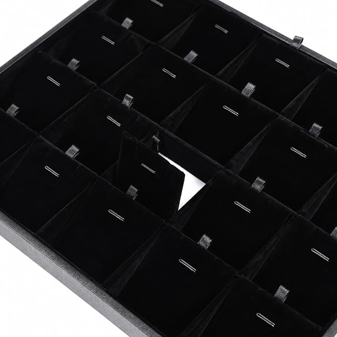 2pcs 24 Grids Stackable Jewelry Tray Organizer - Image 6